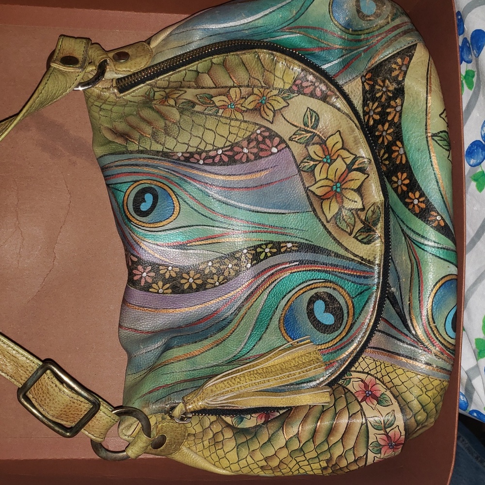 Anuschka purse. Vintage